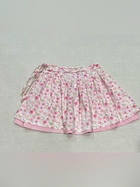 Marie Chantal Girls Cotton Skirt in Peony / Pink Floral Girls Size 8